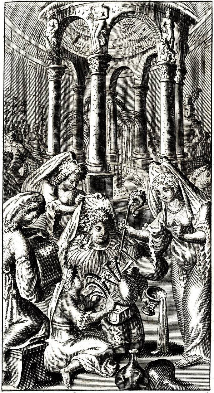 La fontaine fantastique qui donne le goût du vin à ceux qui en boivent (Rabelais) - Alec Hunter