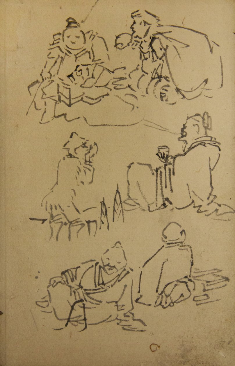 Croquis de figures légendaires d