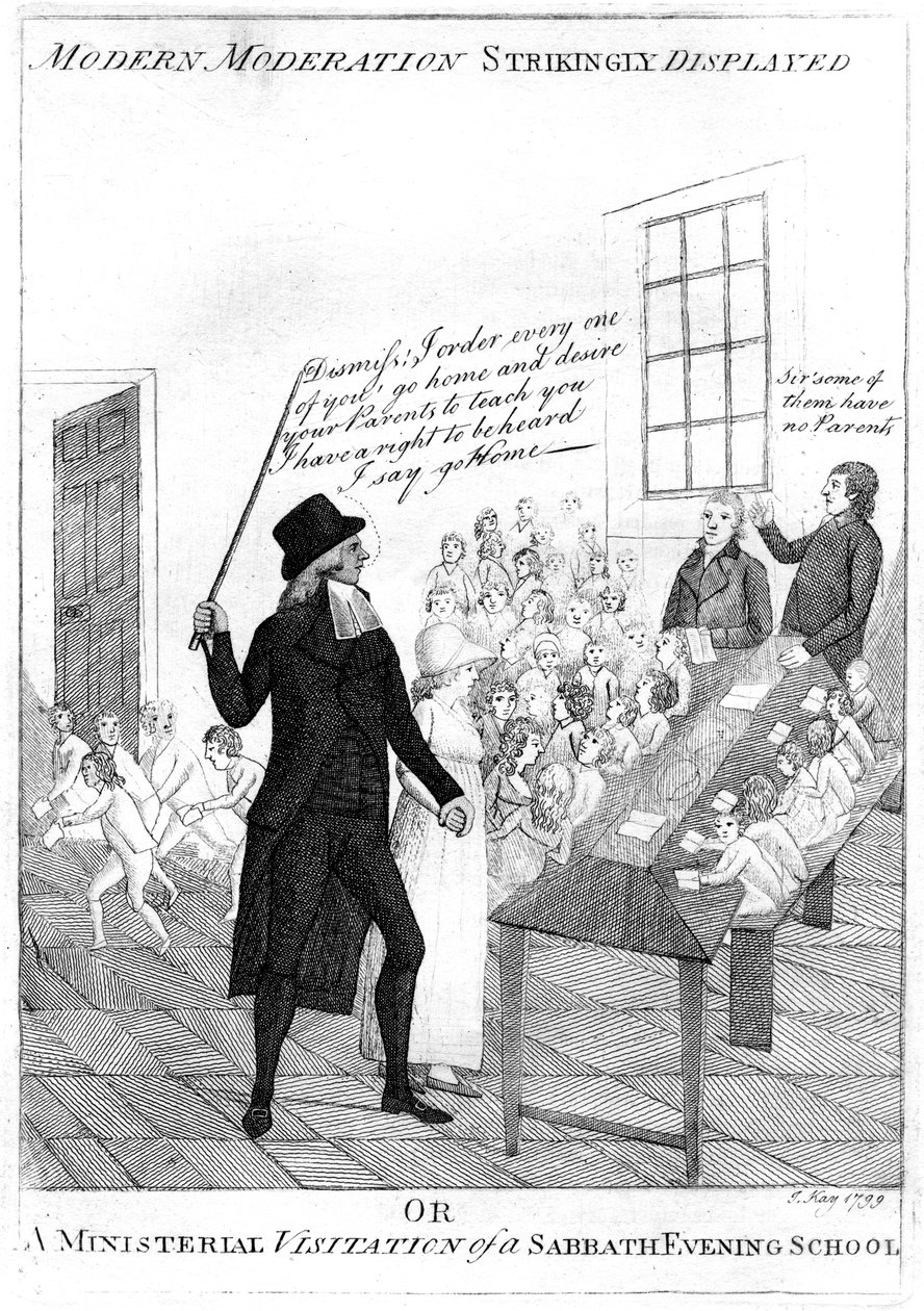 Modération moderne affichée de manière frappante, 1799 - Kay