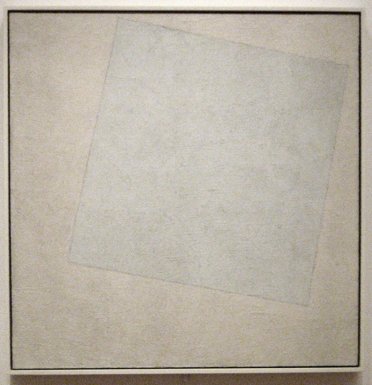 Composition suprématiste : carré blanc sur fond blanc - Kazimir Severinovich Malevich