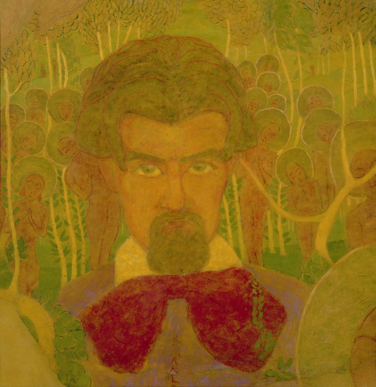 Autoportrait, étude pour une fresque, 1907 - Kazimir Severinovich Malevich