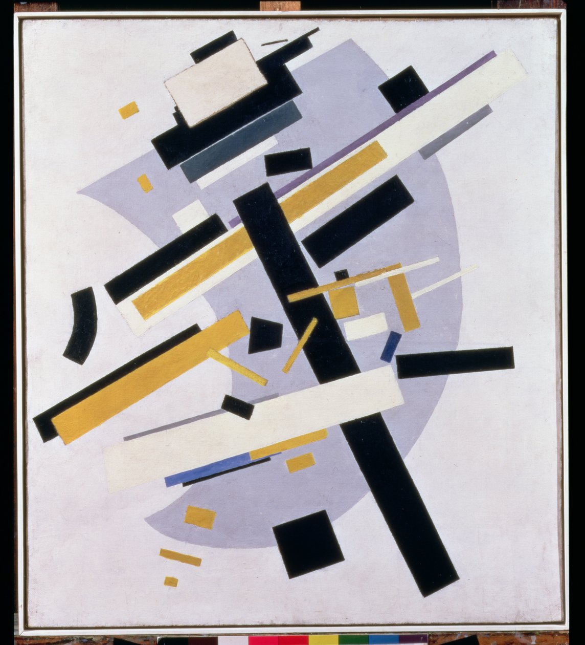 Supremus No. 58 Composition dynamique en jaune et noir, 1916 - Kazimir Severinovich Malevich