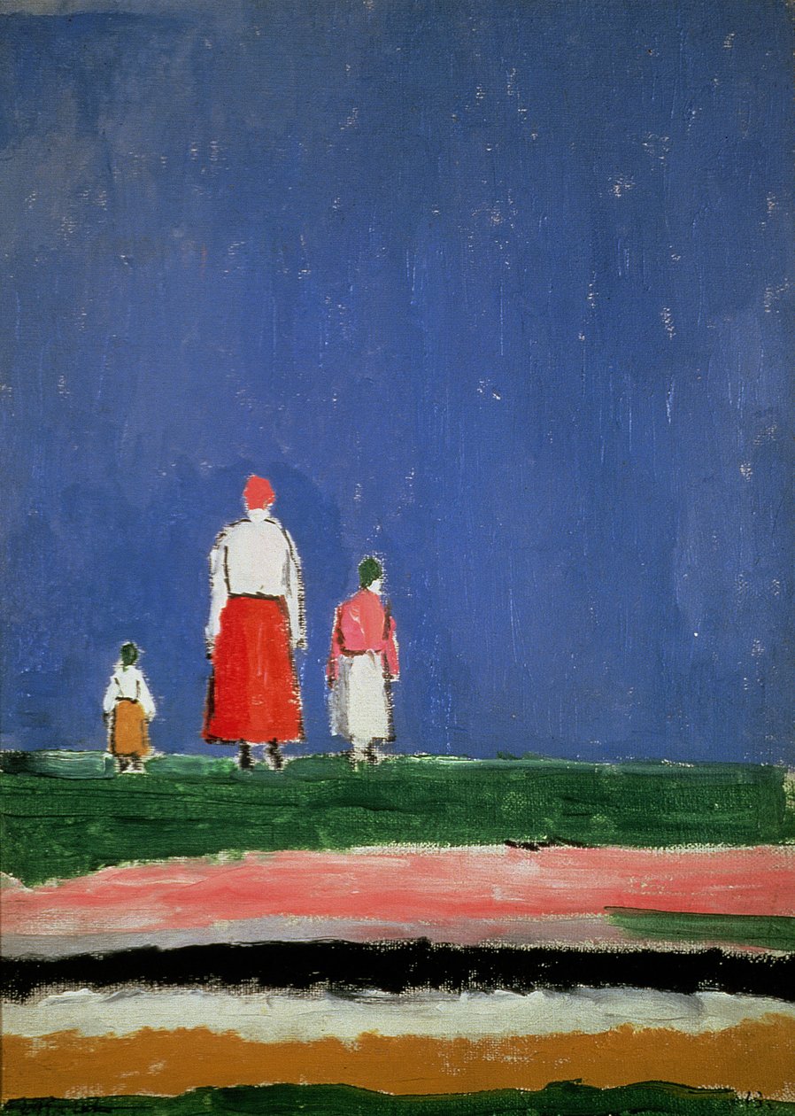 Trois Figures, 1913-28 - Kazimir Severinovich Malevich
