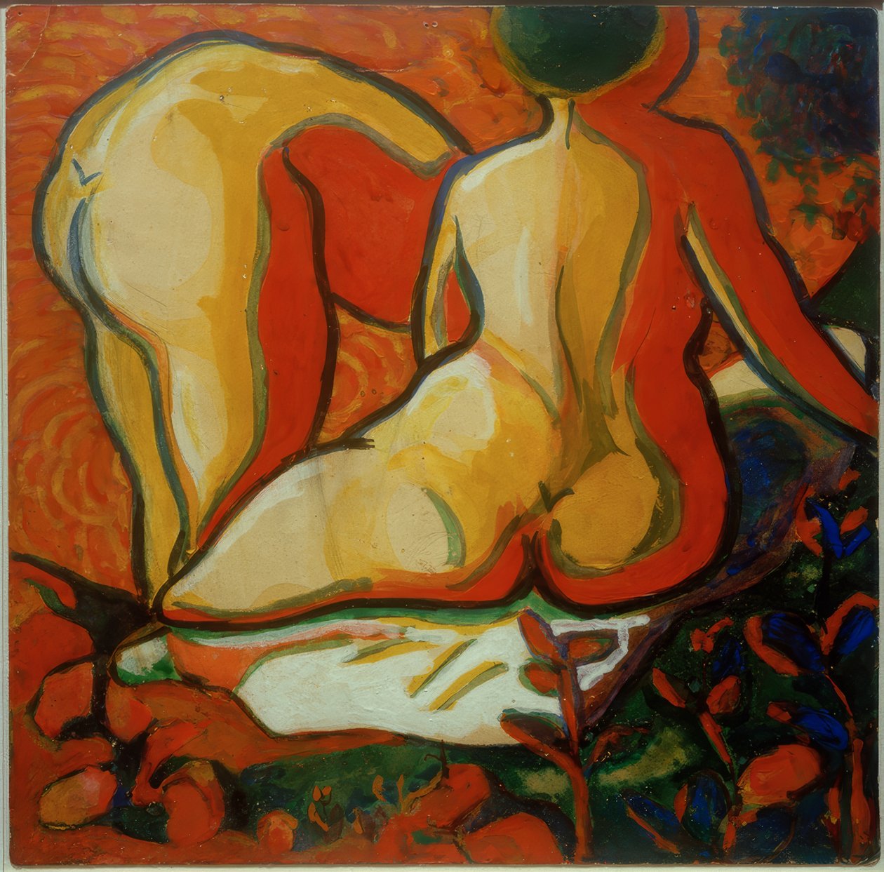 Baigneuse vue de dos - Kazimir Severinovich Malevich