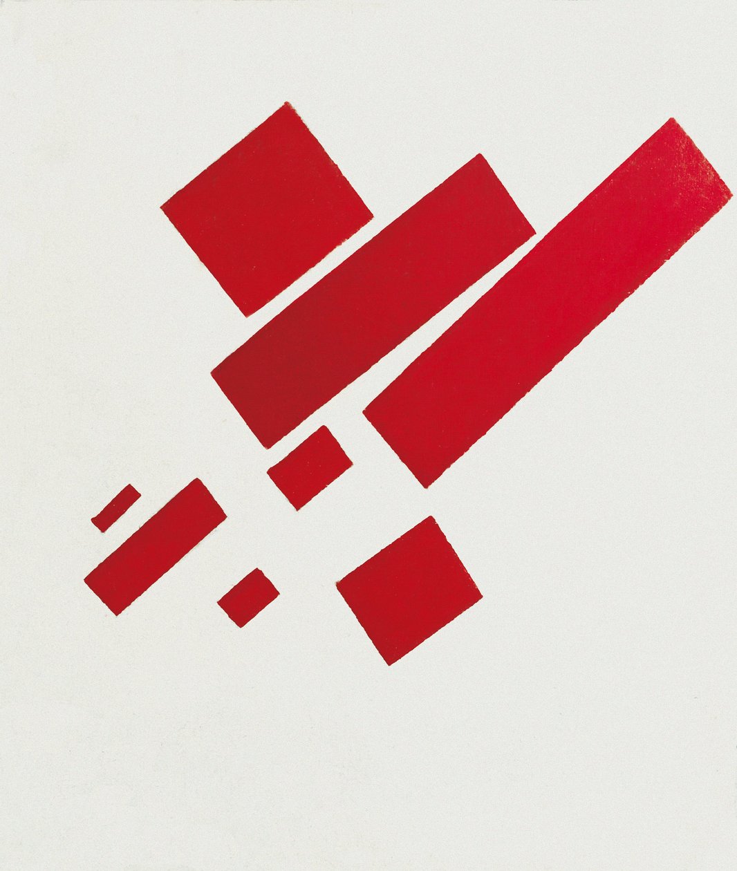 Huit rectangles rouges - Kazimir Severinovich Malevich