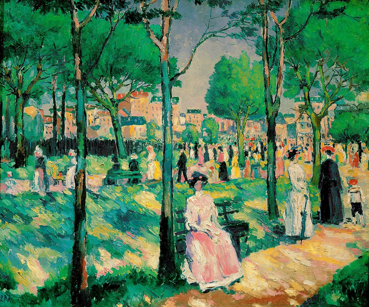 Sur le boulevard, 1903 - Kazimir Severinovich Malevich