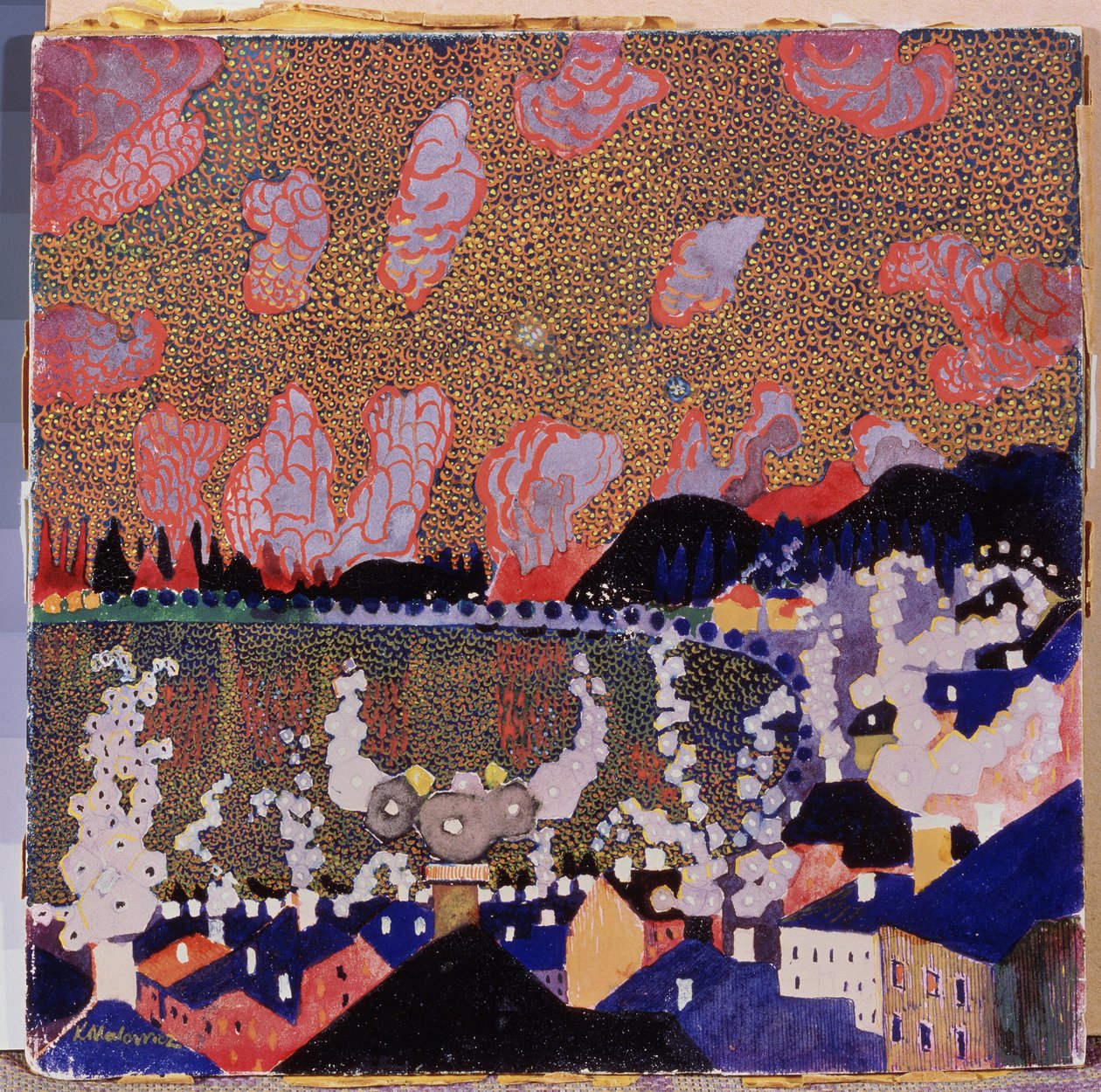Petite ville - Kazimir Severinovich Malevich