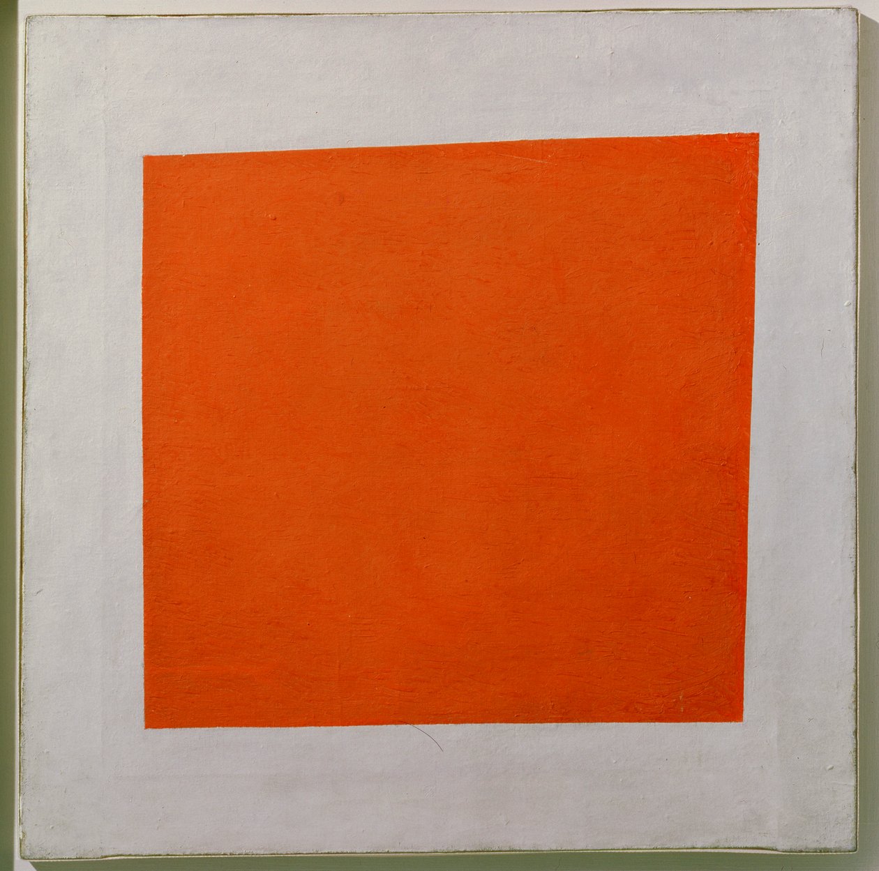 Place Rouge. Réalisme de la peinture d