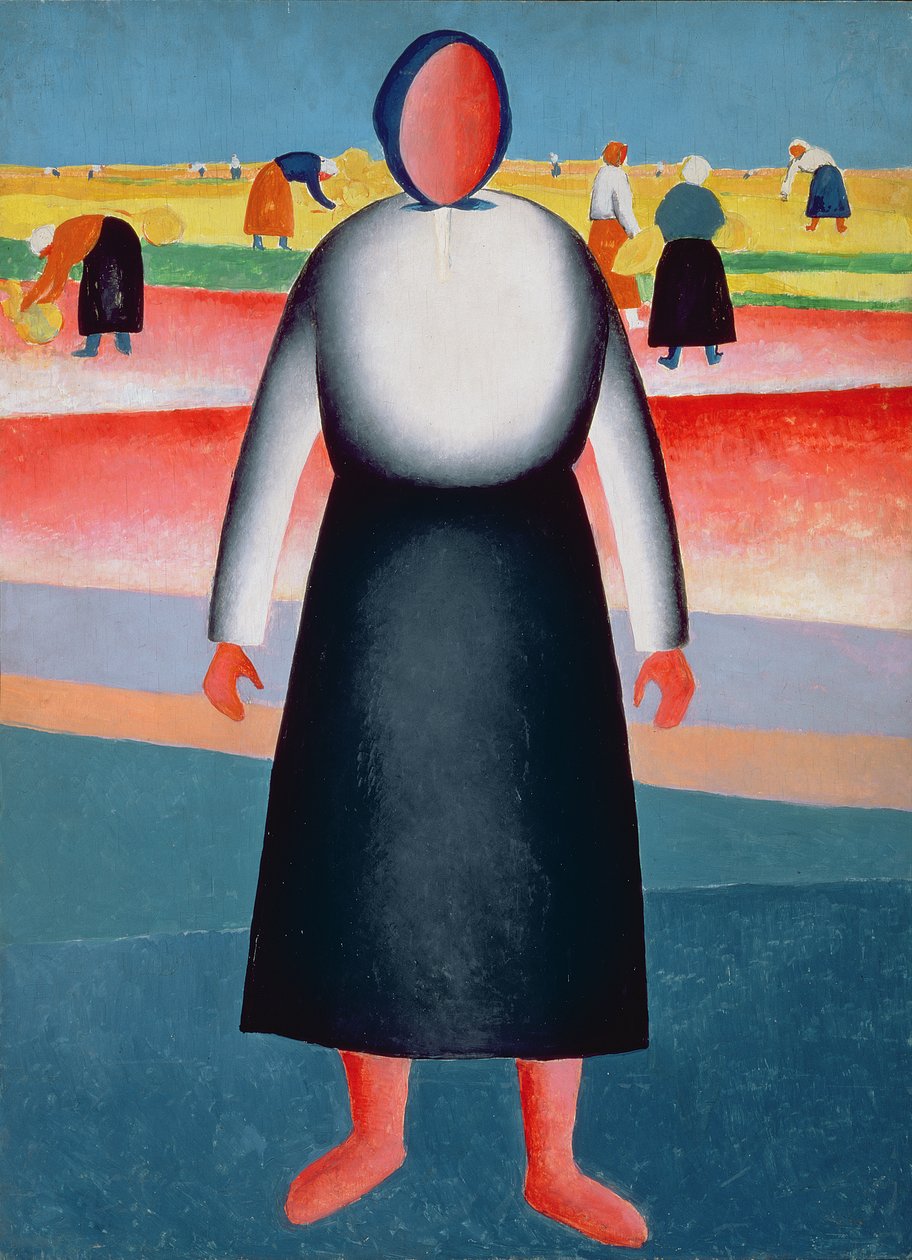 La moisson, étude pour une peinture, 1928-32 - Kazimir Severinovich Malevich