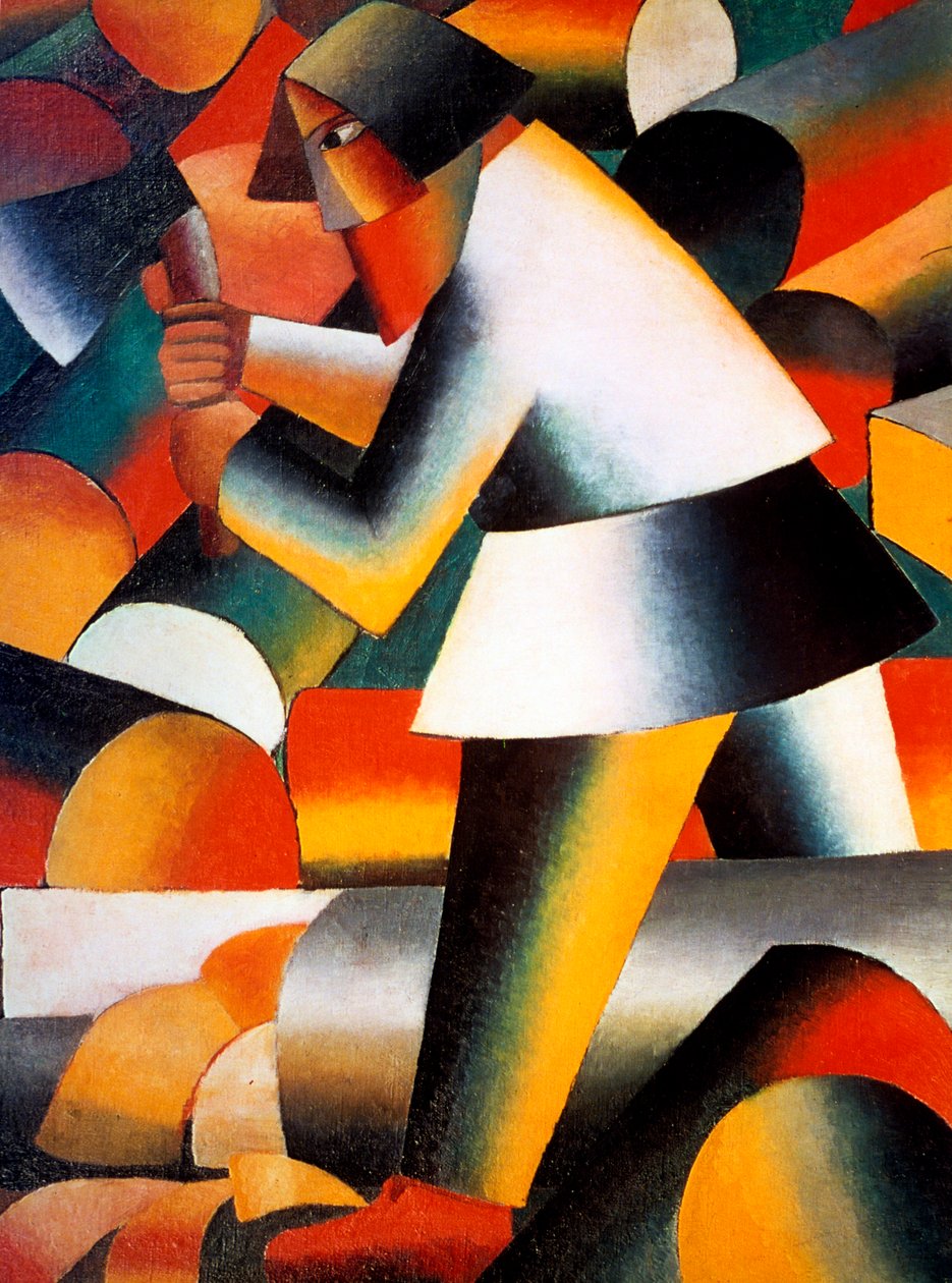 Le Bûcheron, 1912 - Kazimir Severinovich Malevich