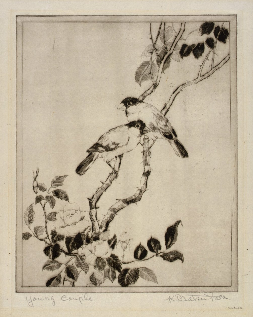 Jeune couple - Kazuo Matsubara