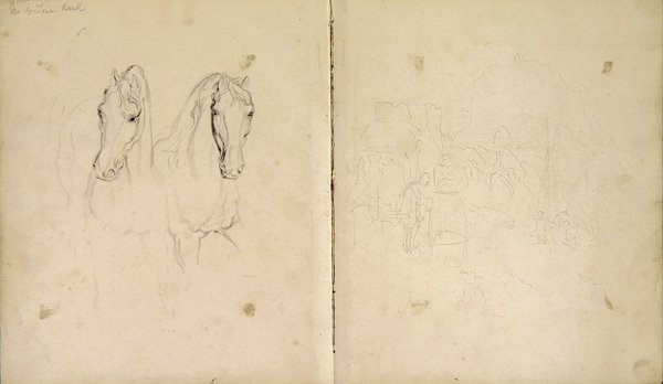 Carnet de croquis pour le 