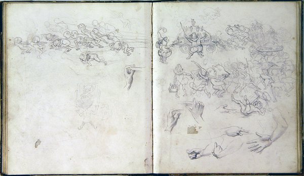 Carnet de croquis pour le 