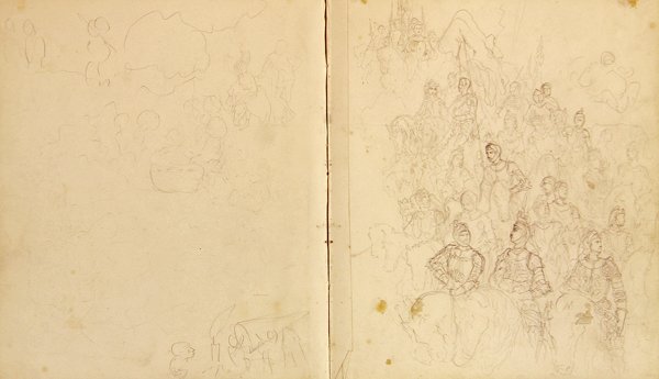 Carnet de croquis pour le 