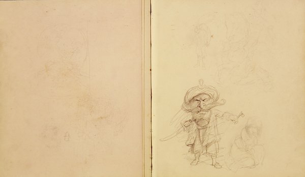 Carnet de croquis pour le 