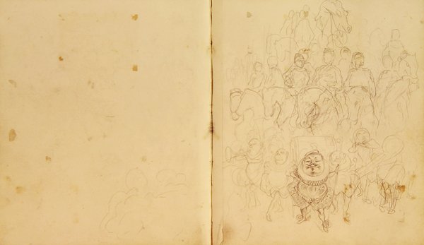 Carnet de croquis pour le 