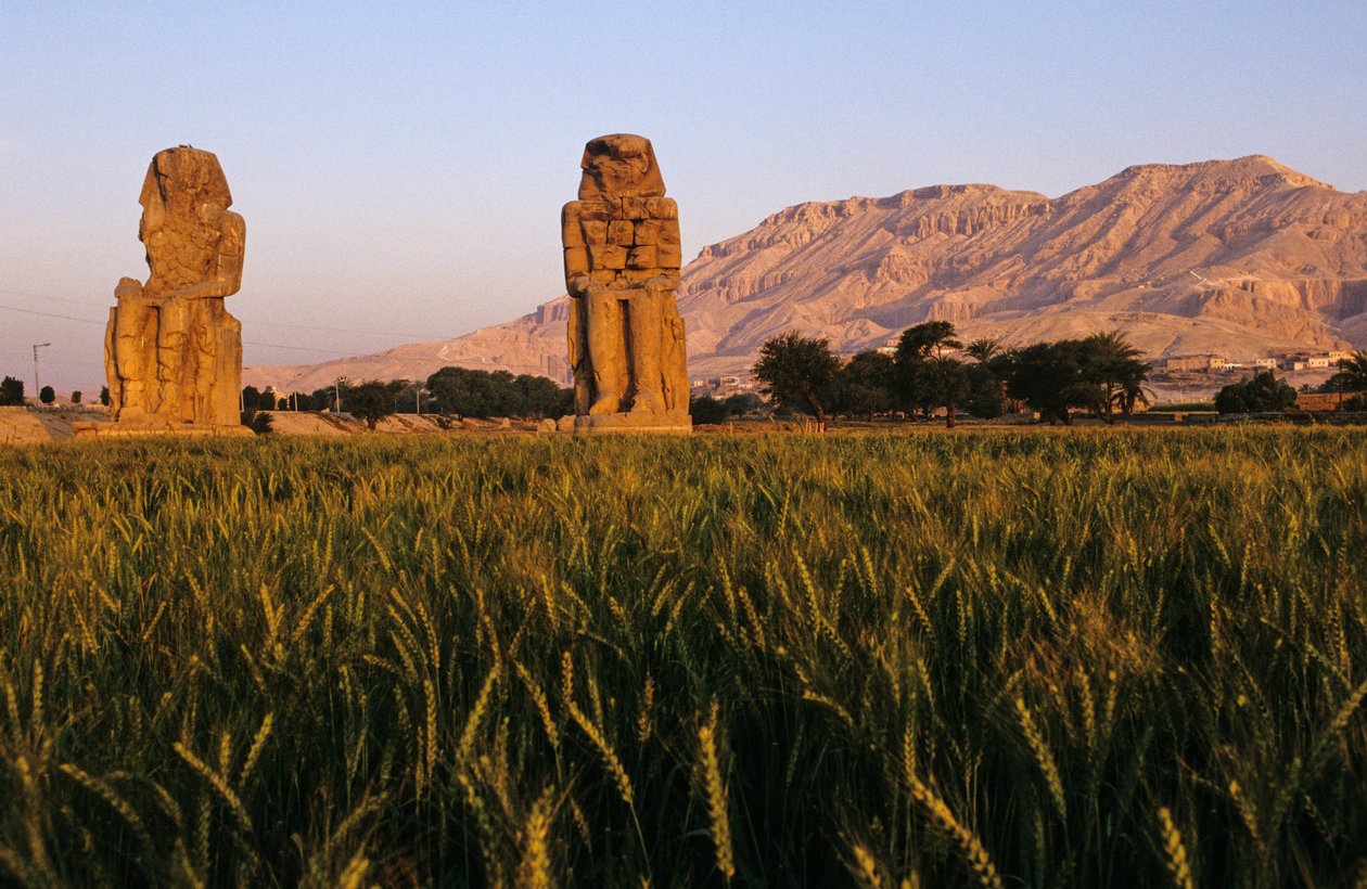 Colosses de Memnon; Amenhotep III - Kenneth Garrett
