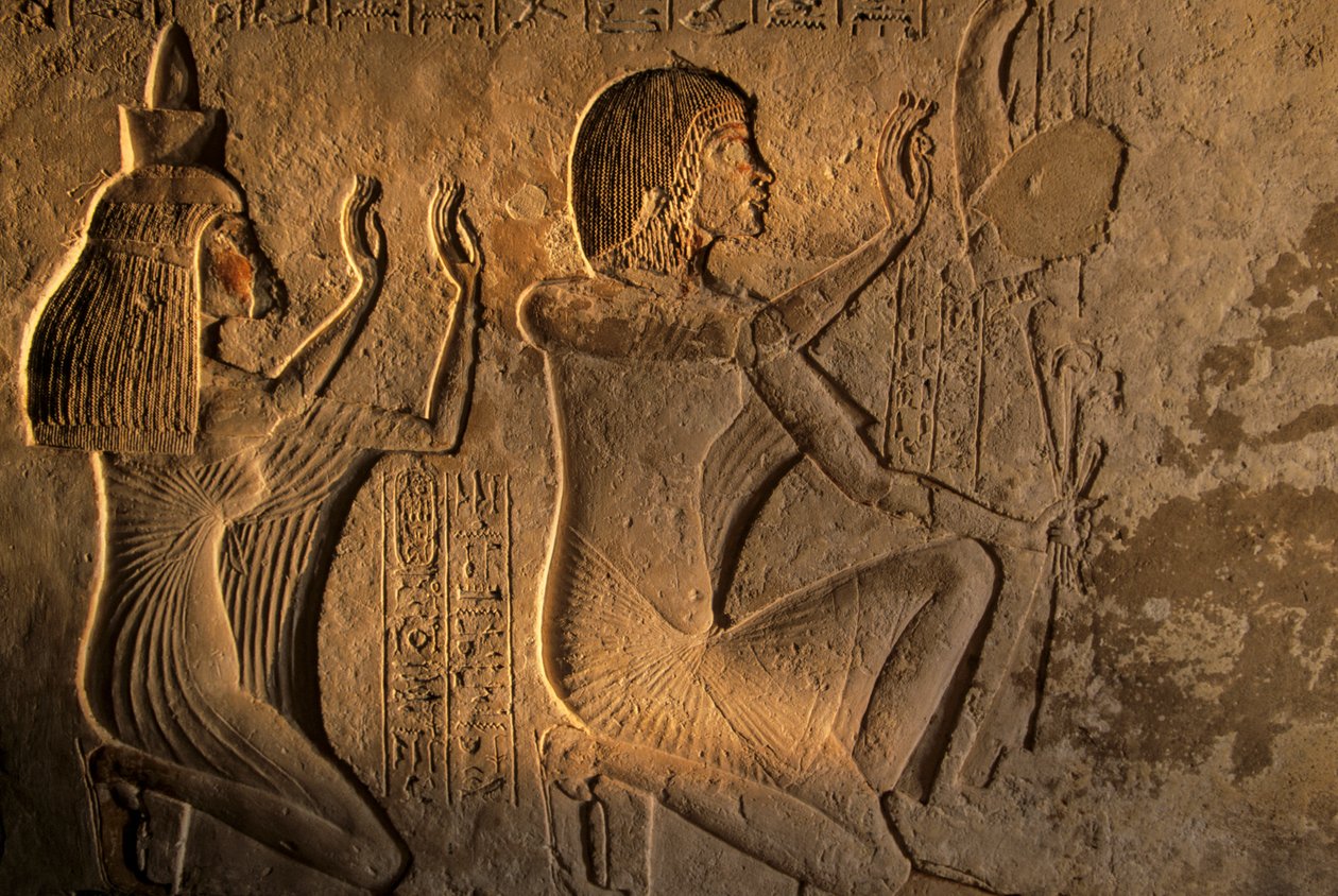 Égypte; Amarna; mm6741; Archéologie; artefact; 18e dynastie; Akhenaton; Amenhotep IV, 2001 (photo) - Kenneth Garrett