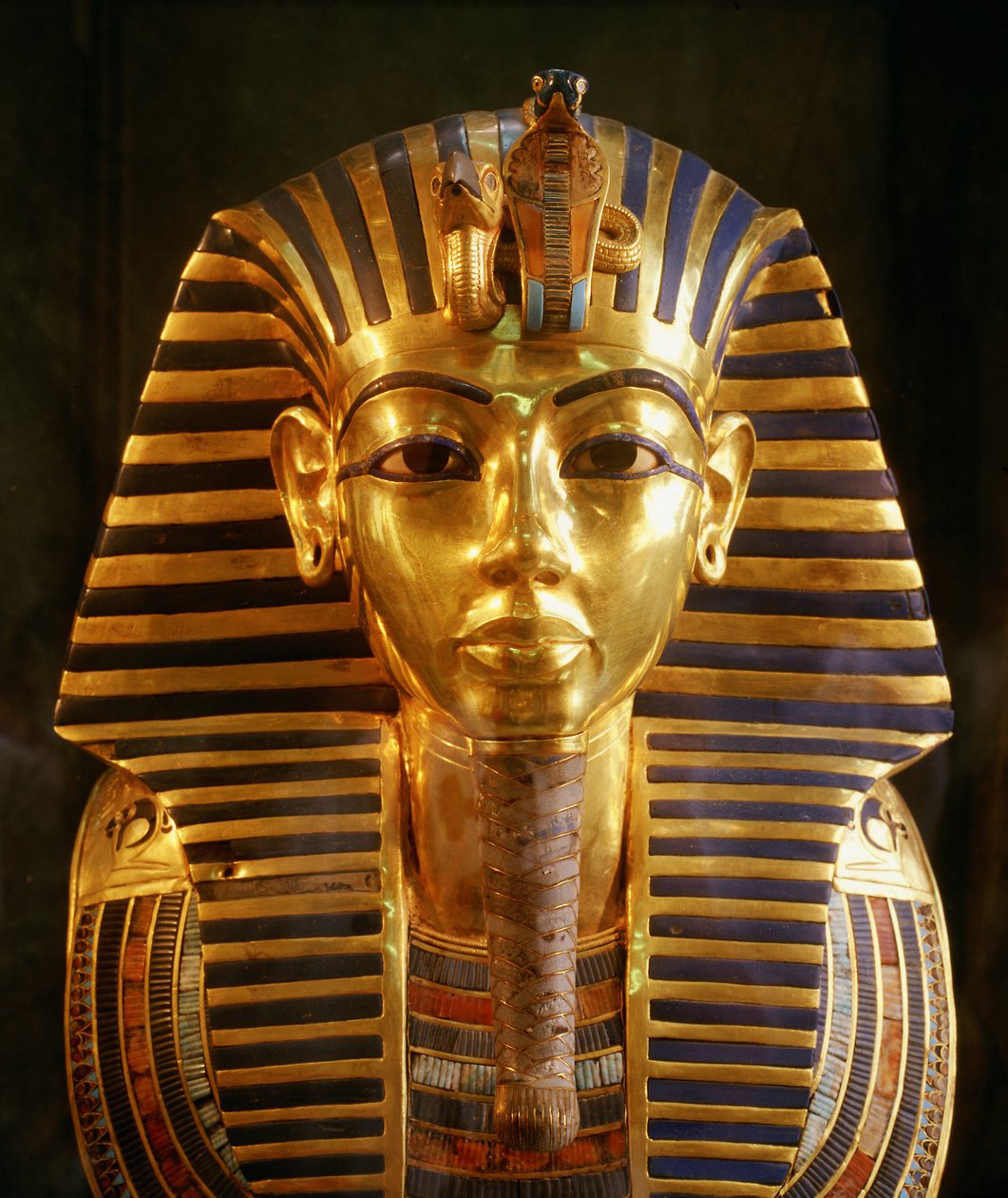 Masque funéraire en or de Toutankhamon, Nouvel Empire, 2002 (photo) - Kenneth Garrett