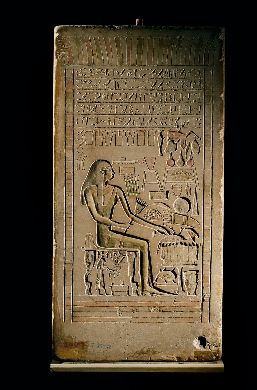 Stèle en calcaire de Dame Senetities, Musée égyptien, Le Caire - Kenneth Garrett