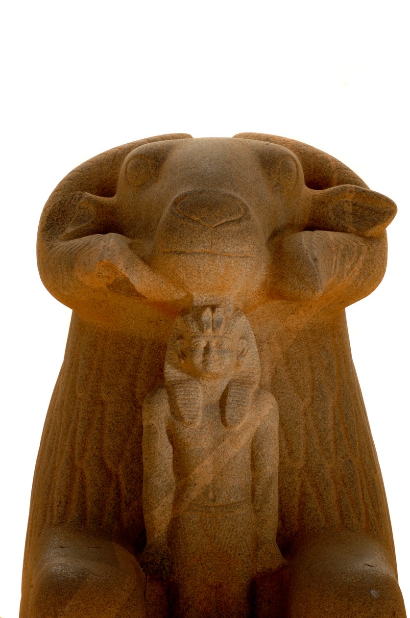 Taharka et sphinx à tête de bélier, Gebel Barkal, Pharaons noirs, Nubiens, Soudan, 2007 - Kenneth Garrett