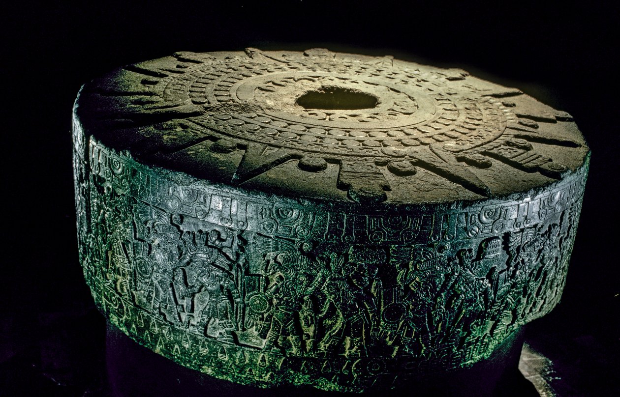 Tenochtitlan, Templo Mayor, Mexique, Mexico City, Grand Temple des Aztèques, 2010 - Kenneth Garrett