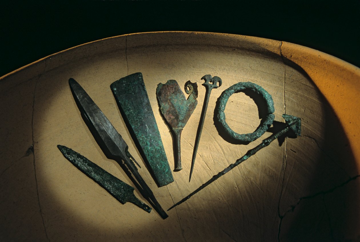 Urkesh, Empire Hourrite, Syrie, 2400 av. J.-C., Giorgio Buccellati, outils en bronze, lances - Kenneth Garrett