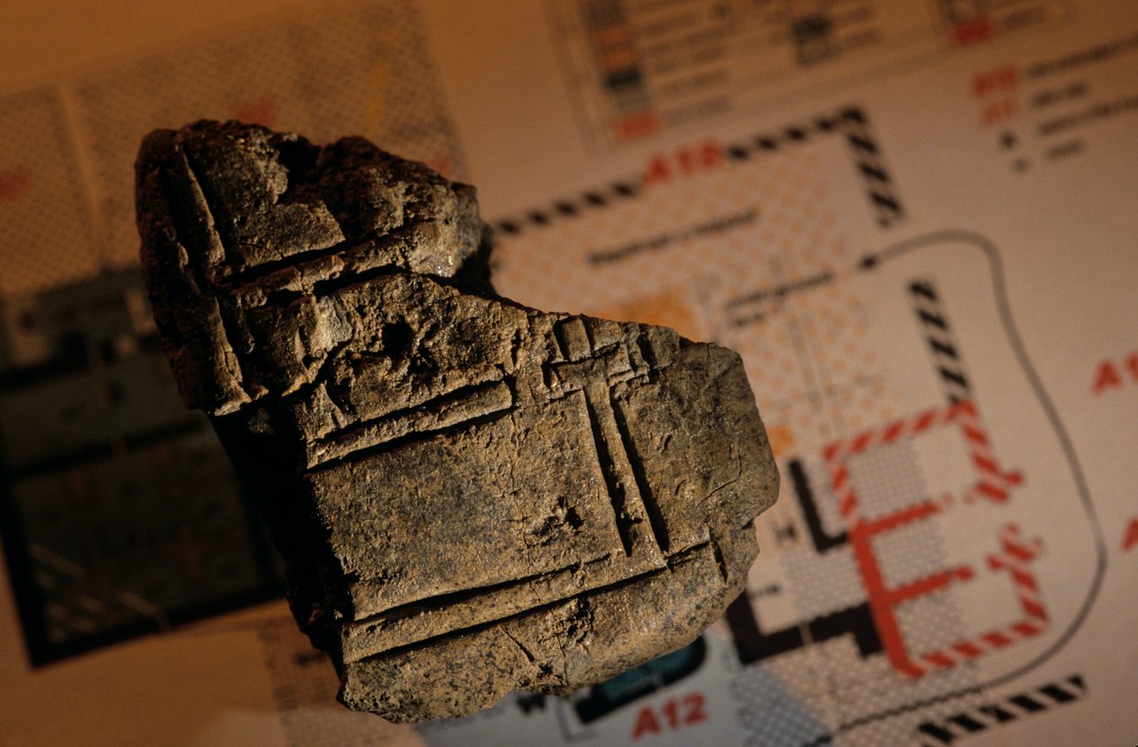 Urkesh, Empire Hourrite, Syrie, 2400 av. J.-C., Giorgio Buccellati, plan du palais - Kenneth Garrett