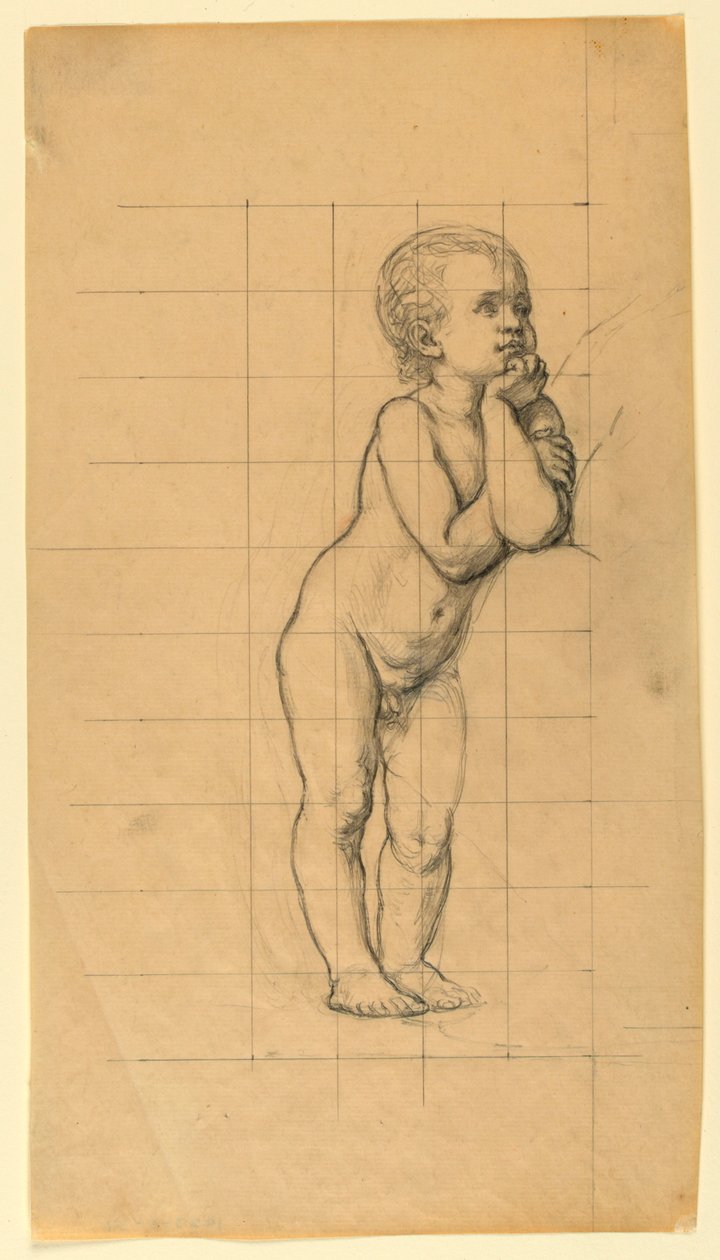 Étude pour "Éducation," "Le Progrès de la Civilisation : La Forge, le Commerce et l