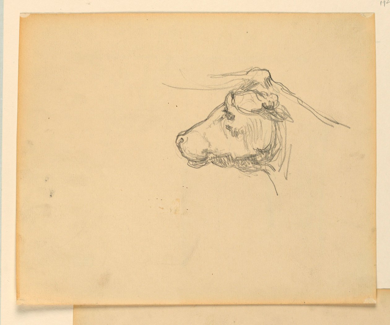 Étude pour "Herding," "Le Progrès de la Civilisation : Chasse, Élevage, Agriculture," Capitole de l