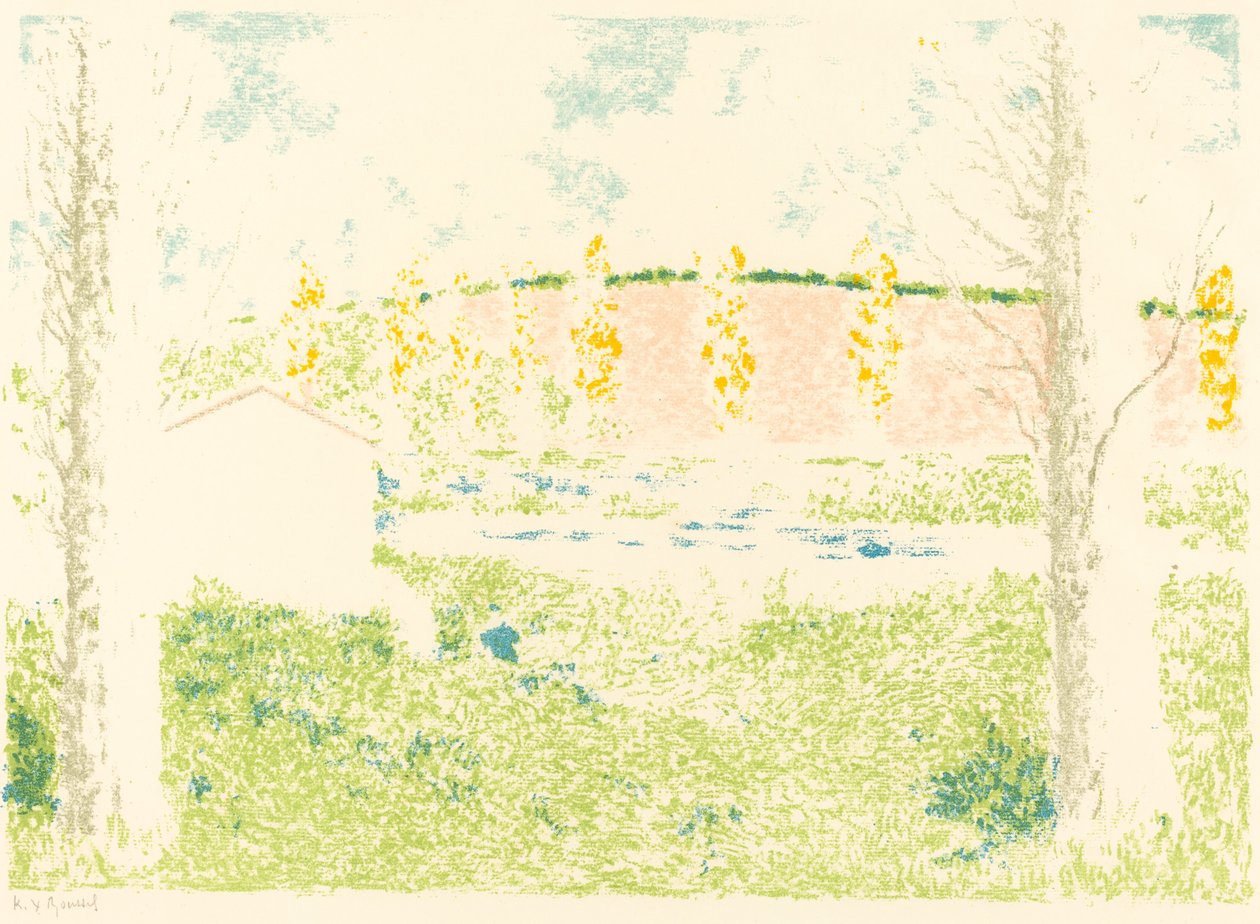 Paysage avec maison - Ker Xavier Roussel