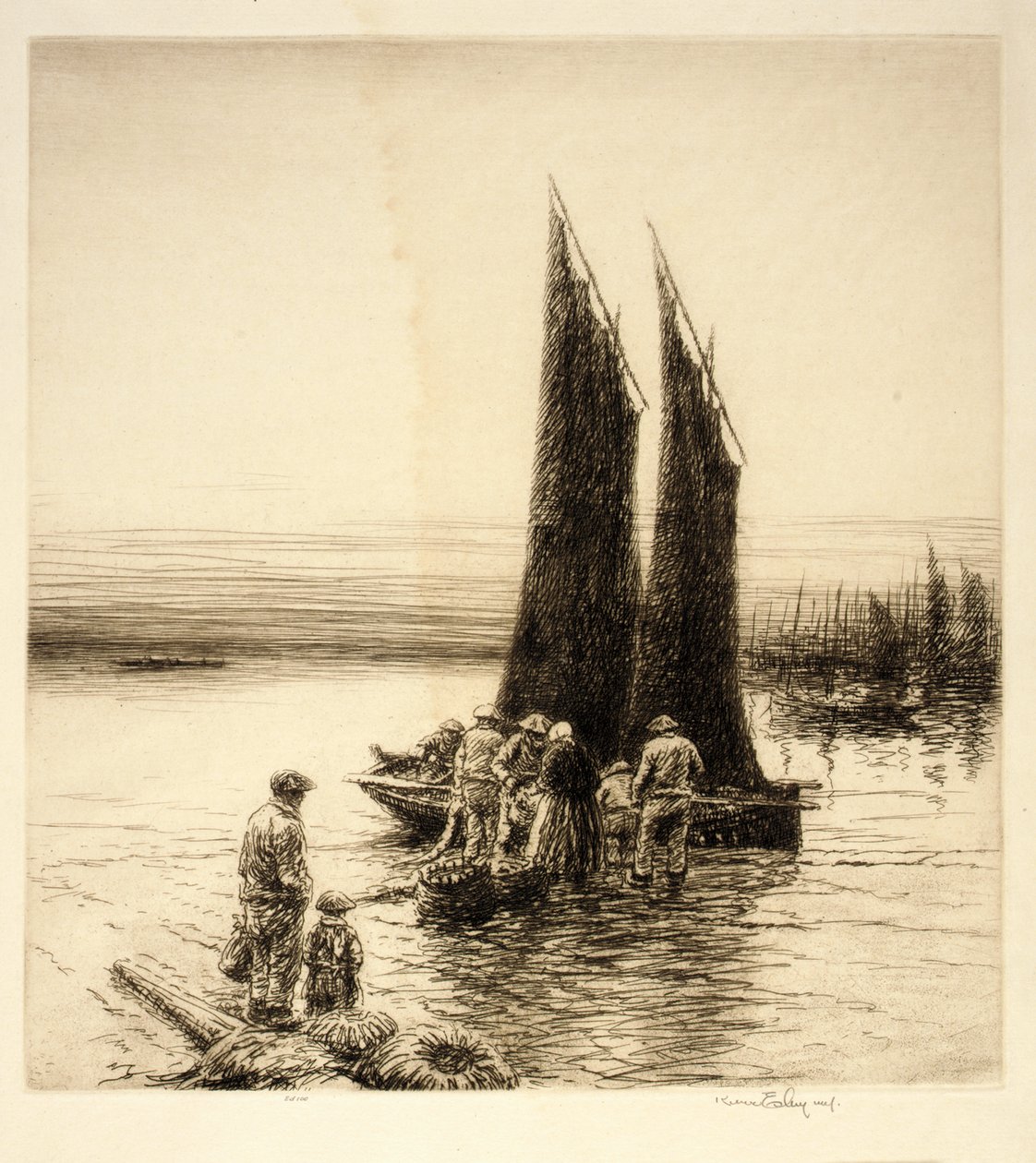 Voiles noires, Bretagne - Kerr Eby