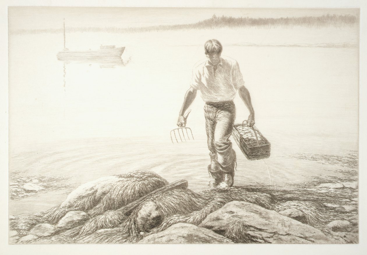Le retour du pêcheur de palourdes - Kerr Eby