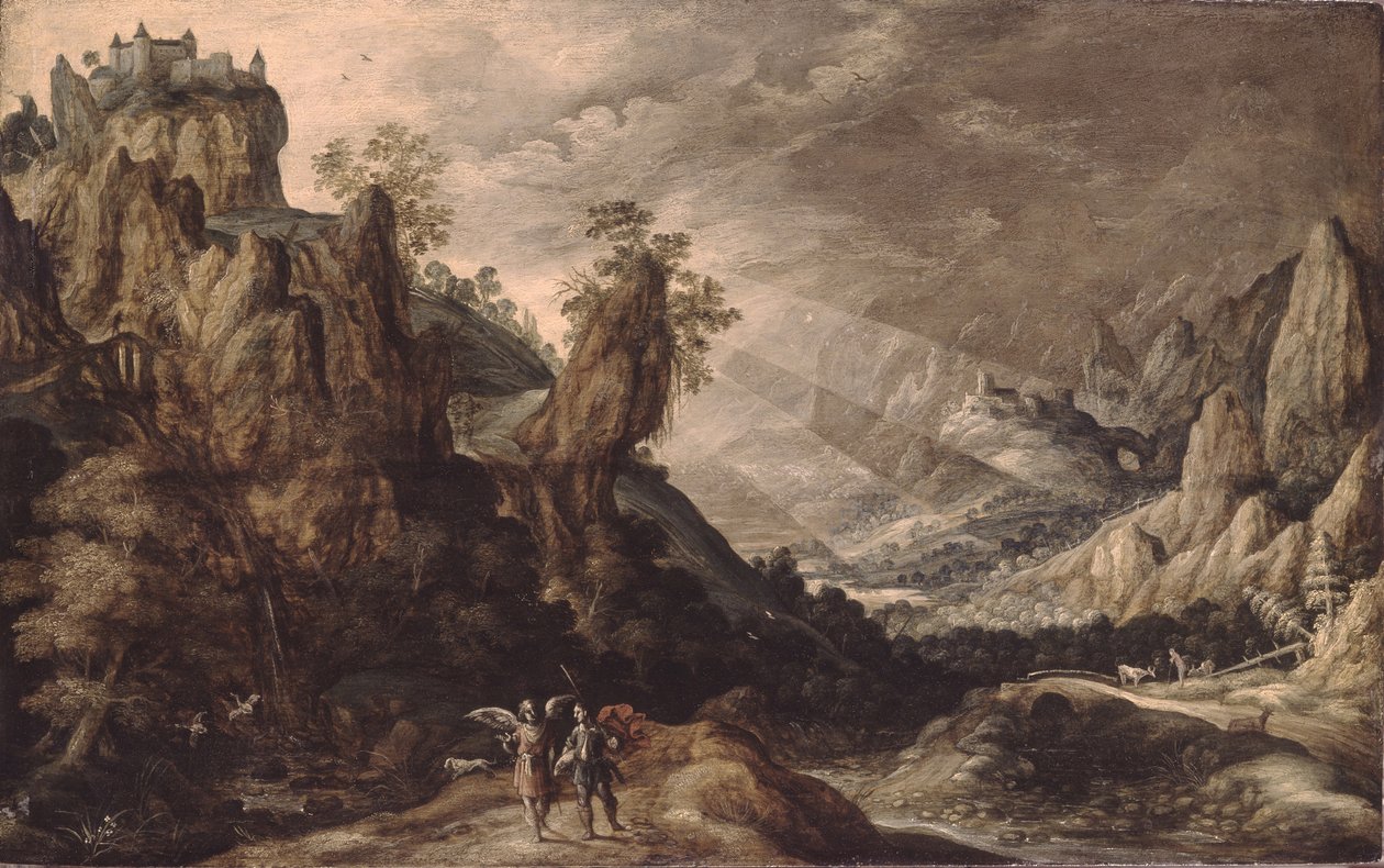 Paysage avec Tobie et l