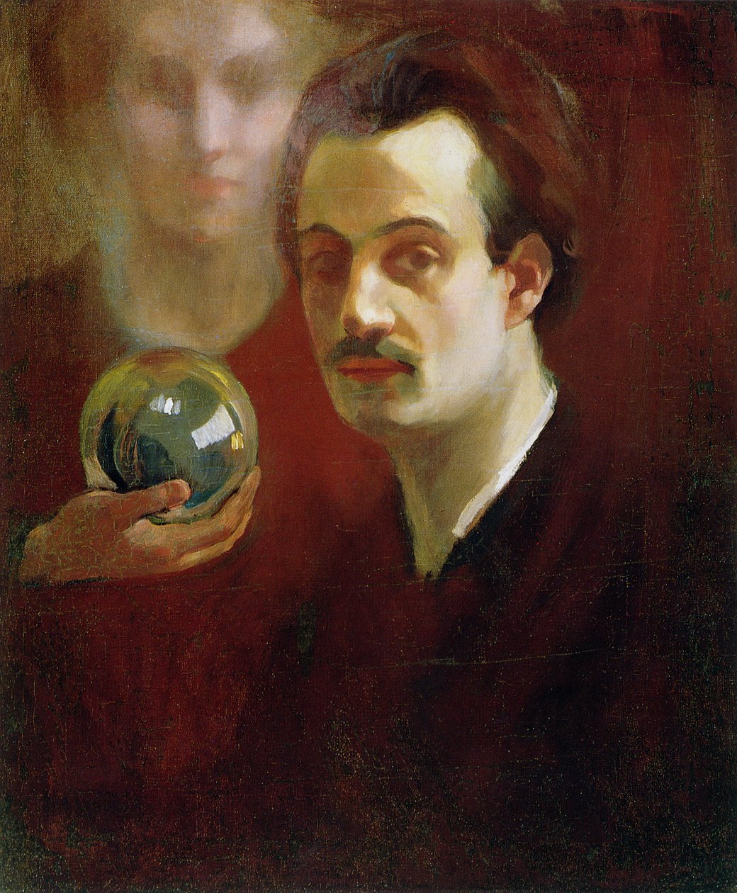 Autoportrait et Muse, 1911 - Khalil Gibran