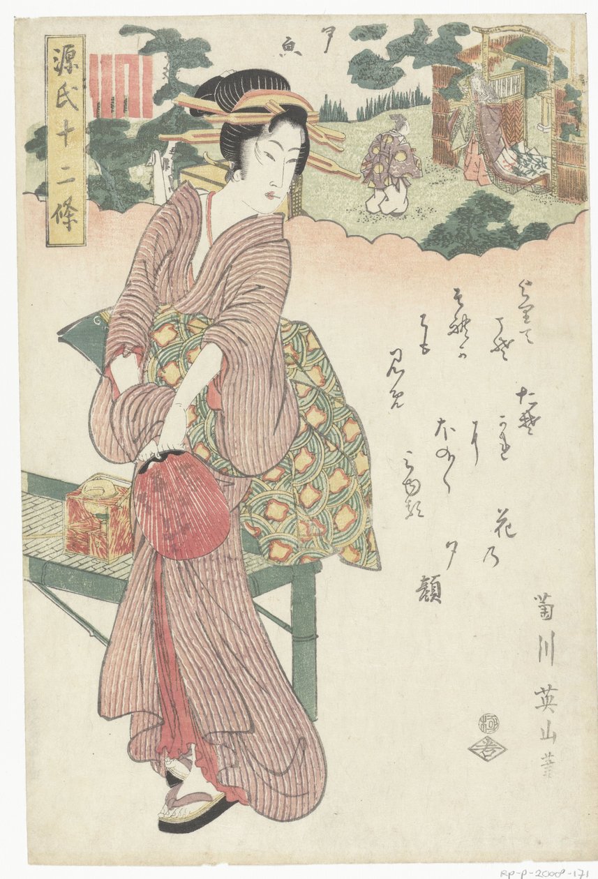 Yugao - Kikugawa Eizan