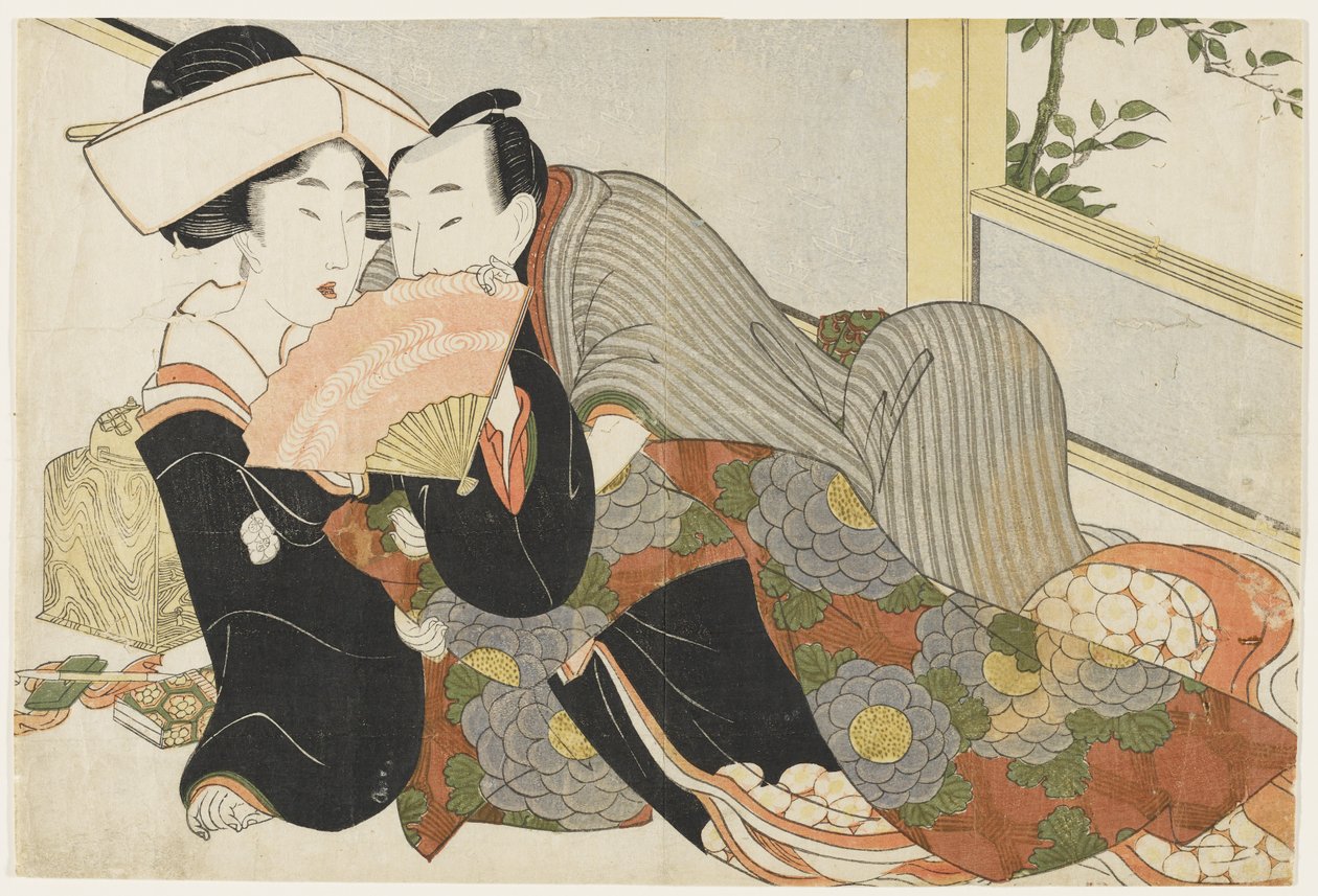 (La mariée et le marié) - Kikukawa Eizan
