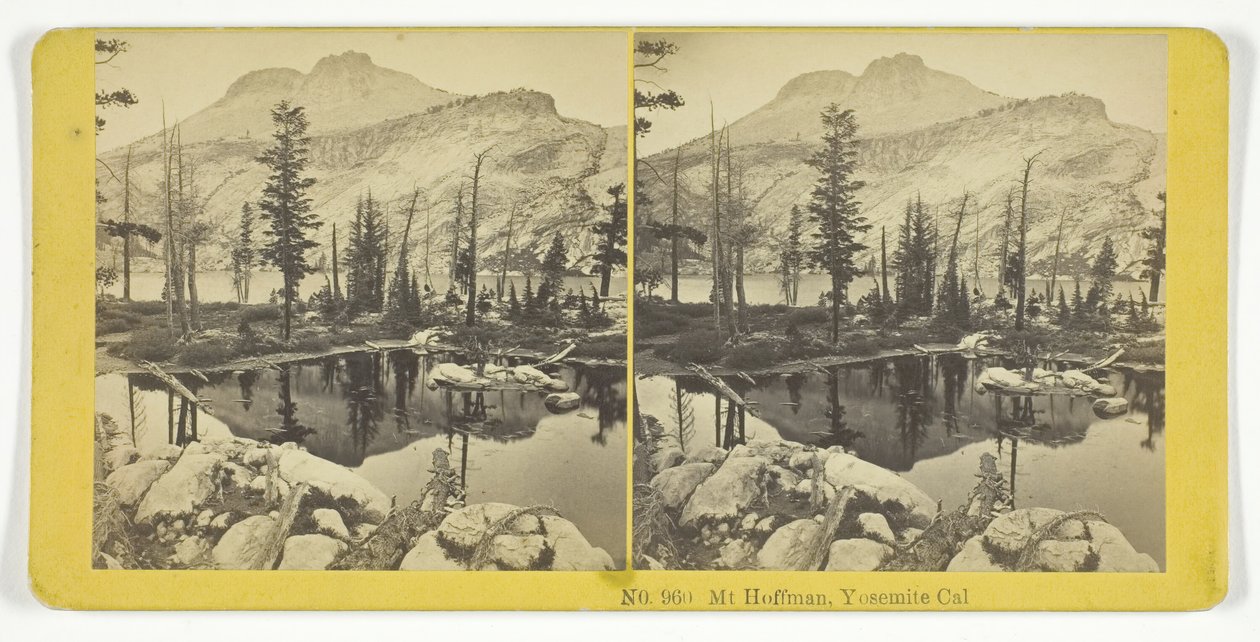 Mont Hoffman, Yosemite, Cal. - Kilburn Brothers, BW Kilburn