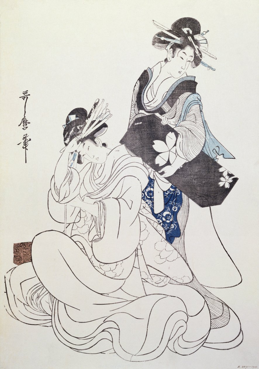 Deux figures féminines - Kitagawa Utamaro