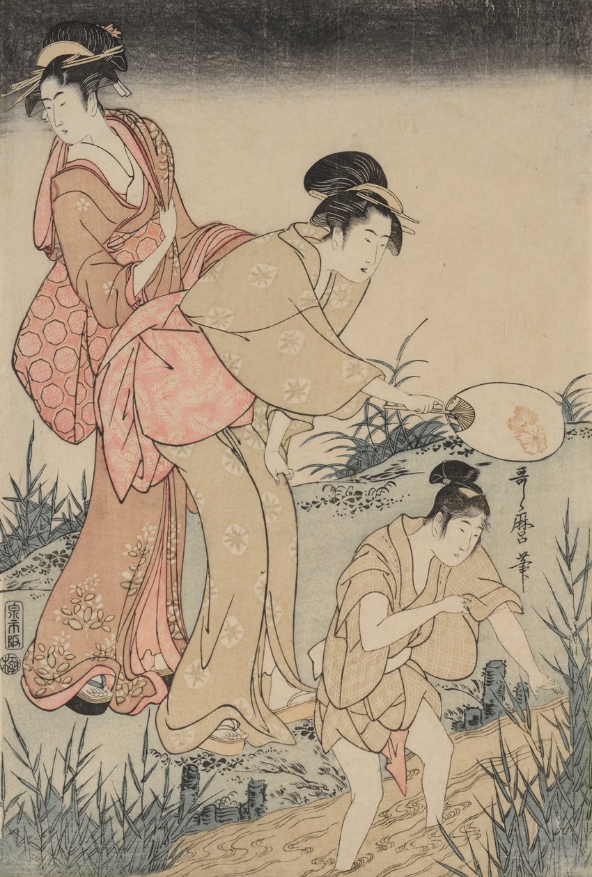 Attraper des lucioles sous un saule, vers 1796-1797 - Kitagawa Utamaro