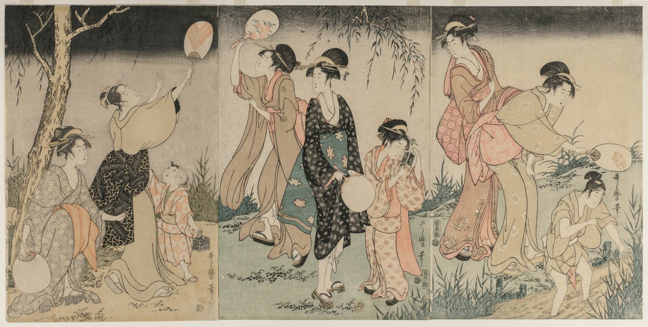 Attraper des lucioles, vers 1796-1797 - Kitagawa Utamaro