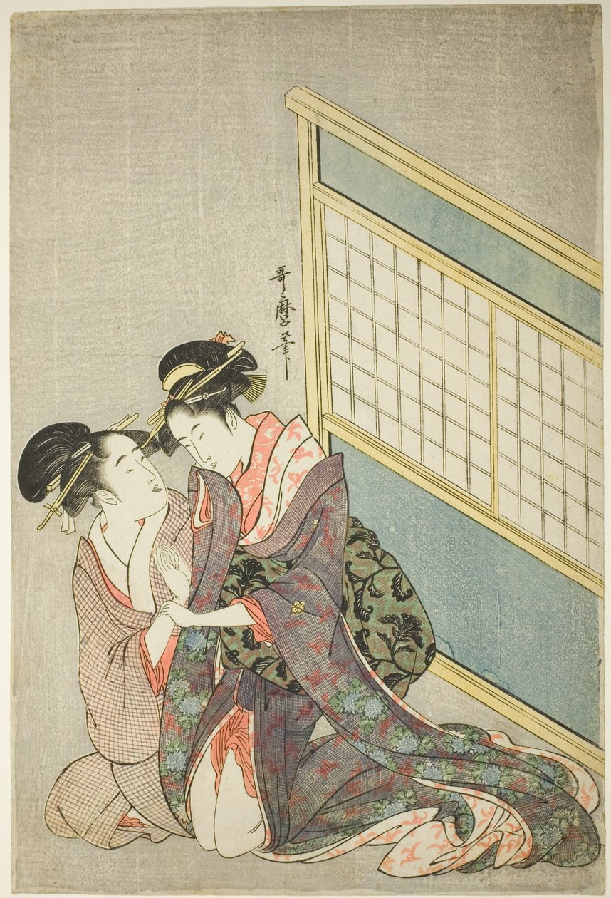 Double oreiller - Kitagawa Utamaro