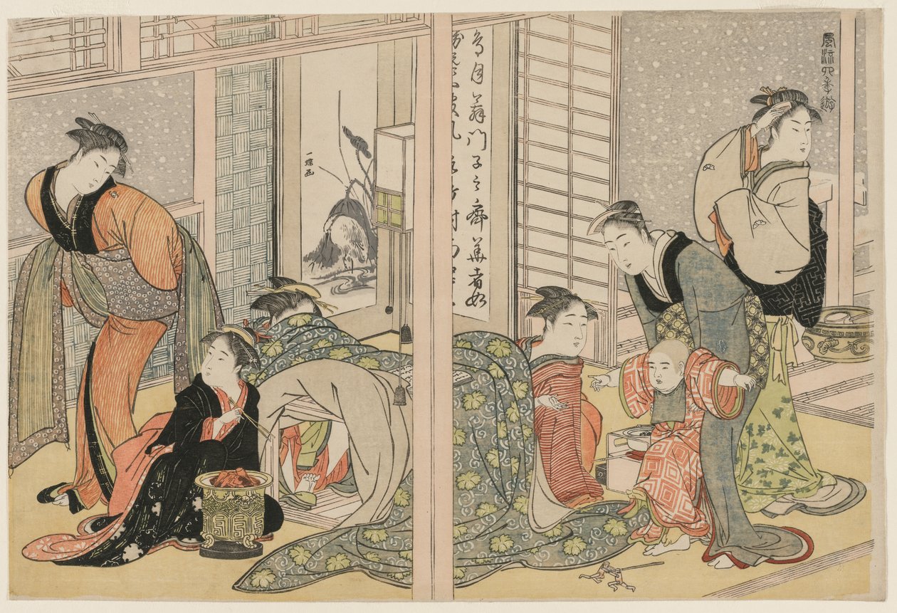 Plaisirs élégants des quatre saisons, vers 1782 - Kitagawa Utamaro