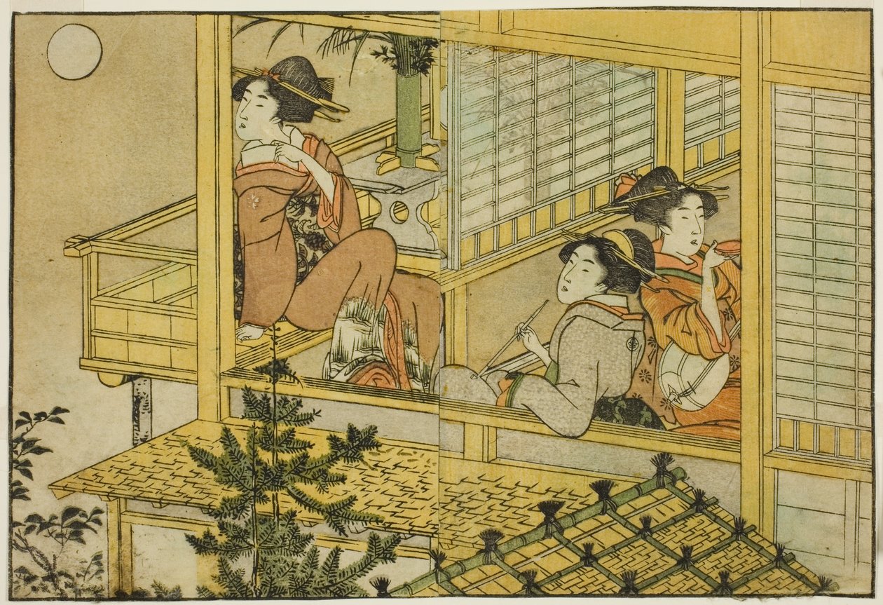 Fête de la contemplation de la lune, du livre illustré "Livre d