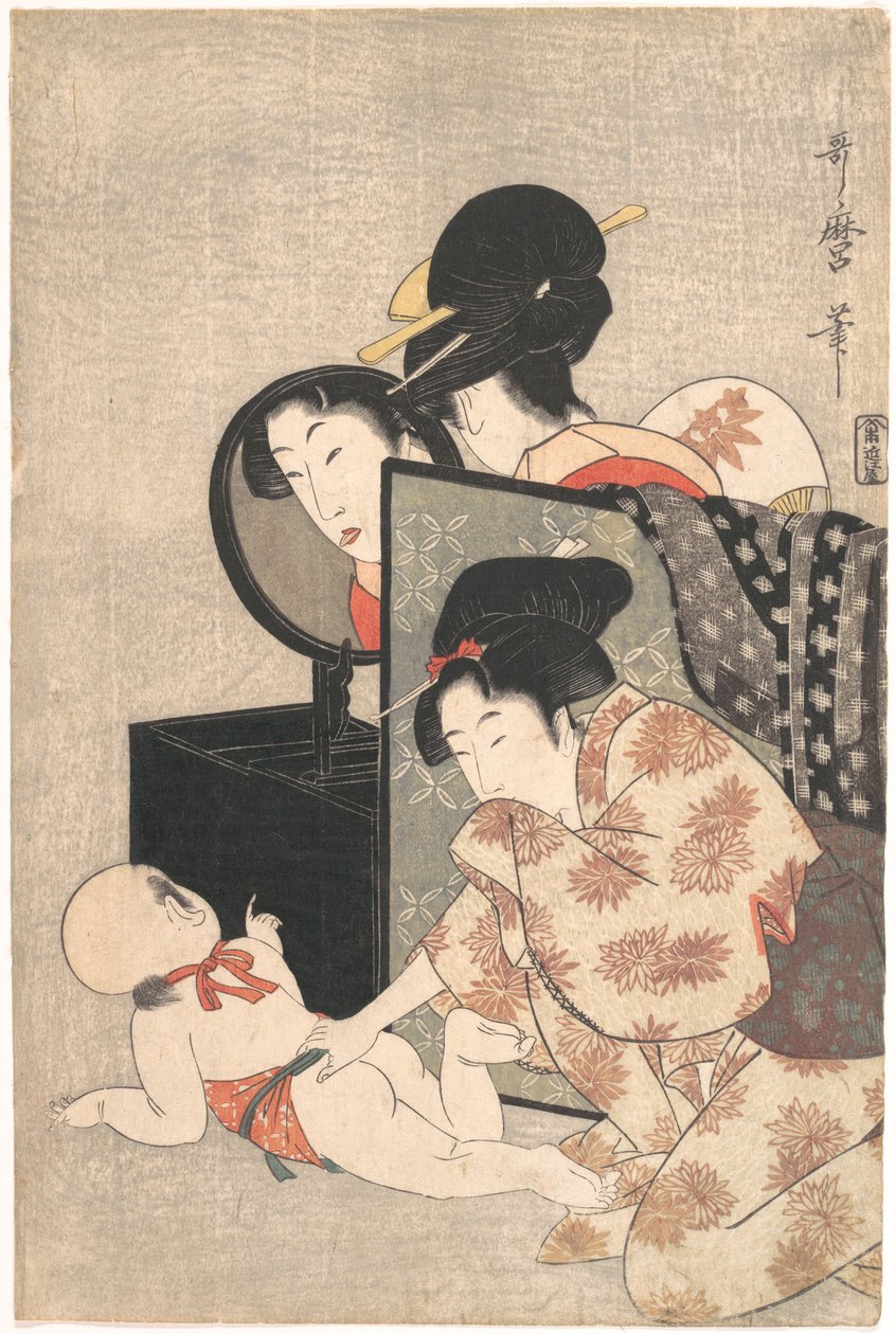 Mère et enfant - Kitagawa Utamaro