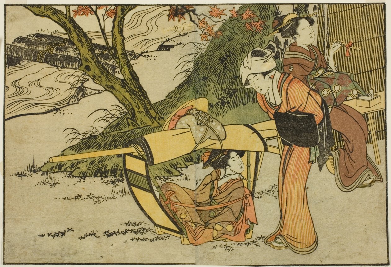 Sortie pour voir les érables en automne, du livre illustré "Livre d