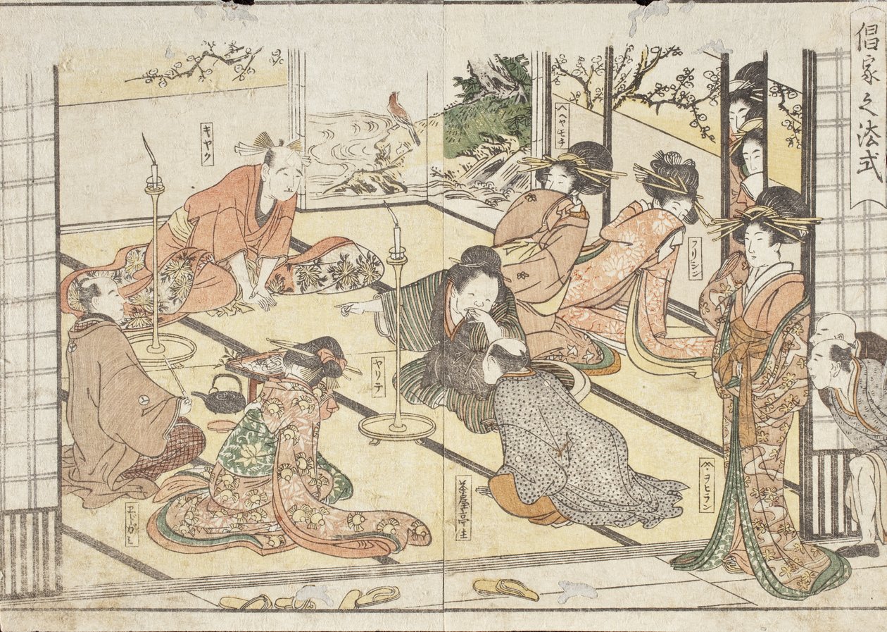 Règles de conduite dans les quartiers des plaisirs - Kitagawa Utamaro