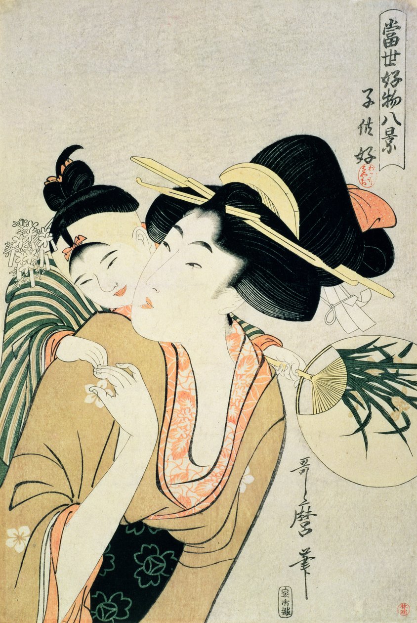 T H Riches. Un amoureux des enfants - Kitagawa Utamaro