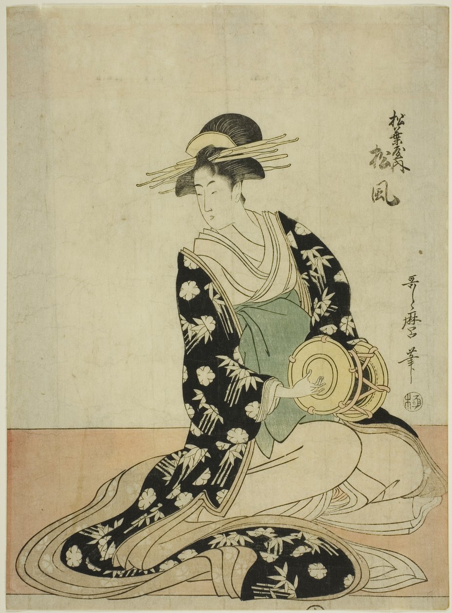 La courtisane Matsukaze de Matsubaya, d