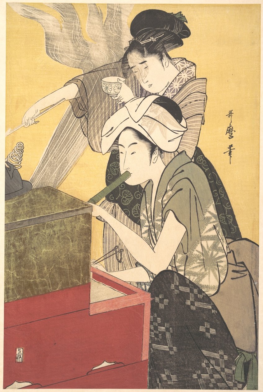 La cuisine - Kitagawa Utamaro